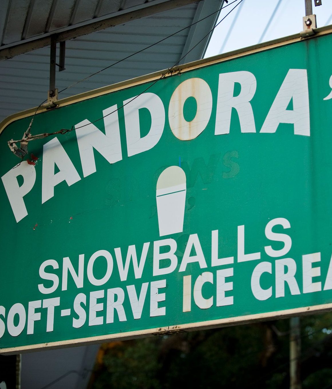 Pandora soft-serve ice cream